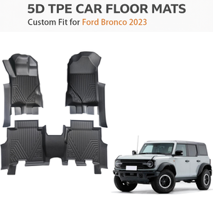for Ford Bronco 2023 LHD TPE Floor <b>Mats</b> Custom Fit All Weather Waterproof Heavy Duty Car Floor Liners OEM - Product Image 1