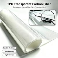 Film de protection de voiture en vinyle carbone transparent avec garantie de 5 ans, film TPU carbone PPF