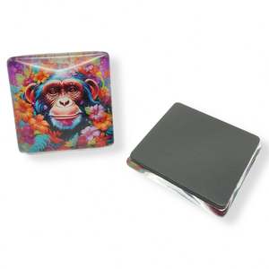 Aimant 3D personnalisé en verre pour réfrigérateur, vente en gros d'usine, thème attraction touristique en cristal - Product Image 2