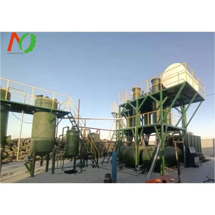 Usado Motor Oil/Waste Crude Oil/Pirólise Oil Recycling Distillation Machine Para Refinaria