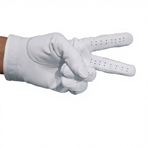 Gants de golf unisexes en cuir de cabretta, légers, ventilés, toutes saisons, antidérapants, mitaines de sport, logo personnalisé, équipement professionnel - Product Image 5