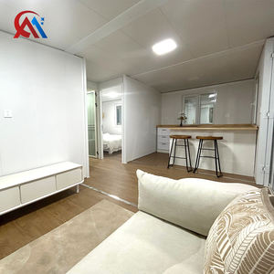 Casa Container Cinese da 20 Piedi con 2 Camere da Letto, 1 Soggiorno e Cucina Open Space, Casa Container Prefabbricata Espandibile con Cortile - Product Image 4