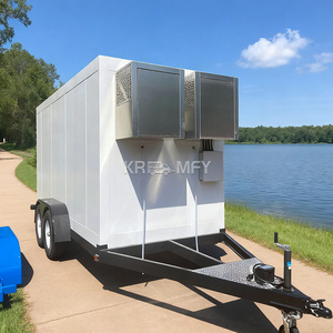 Custom Food Truck Trailers <b>Ice</b> Cream Commercial Cart Mobile Snack <b>Freezer</b> Van Refrigerated Semi Trailer - Product Image 5