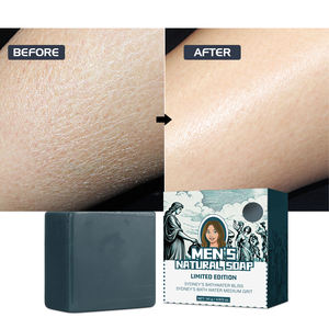 OEM erkek doğal katı çubuk sabun hindistan cevizi yağı zeytinyağı biberiye ve çay ağacı özleri ile aşılanmış - Product Image 5