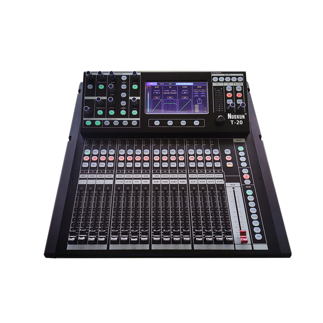 Professional 20 Channel Audio Digital Mixer Mixing Console DJ Sound Music Record Mixer for Audio Sound Equipment