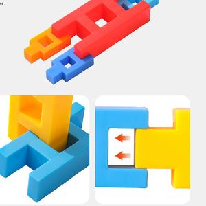 Nhựa Bảng Chữ Cái Khối Chơi Thiết Lập Giáo Dục Đầy Màu Sắc Hình Chữ H 40Pcs Nhựa Xây Dựng Khối Bộ Đồ Chơi Giáo Dục - Product Image 3