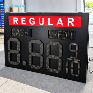 <span class=keywords><strong>Panneau</strong></span> d'affichage numérique personnalisé pour prix <span class=keywords><strong>de</strong></span> carburant LED extérieur, norme américaine, pour station-service - Product Image 6