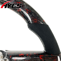 Accessoires intérieurs de voiture, volant sport en fibre de carbone forgée pour Ford Mustang GT500 Shelby 2004-2008