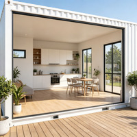 Maison préfabriquée, maison conteneur, maison d'hôtes personnalisée pour bureau, villa et appartement