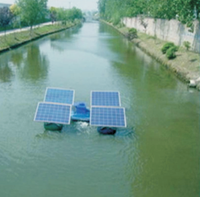 Circulateur d'eau automatique à haute efficacité pour l'aquaculture - Aérateur de déshydrodynamisation à énergie solaire avec une puissance de 400W-1500W