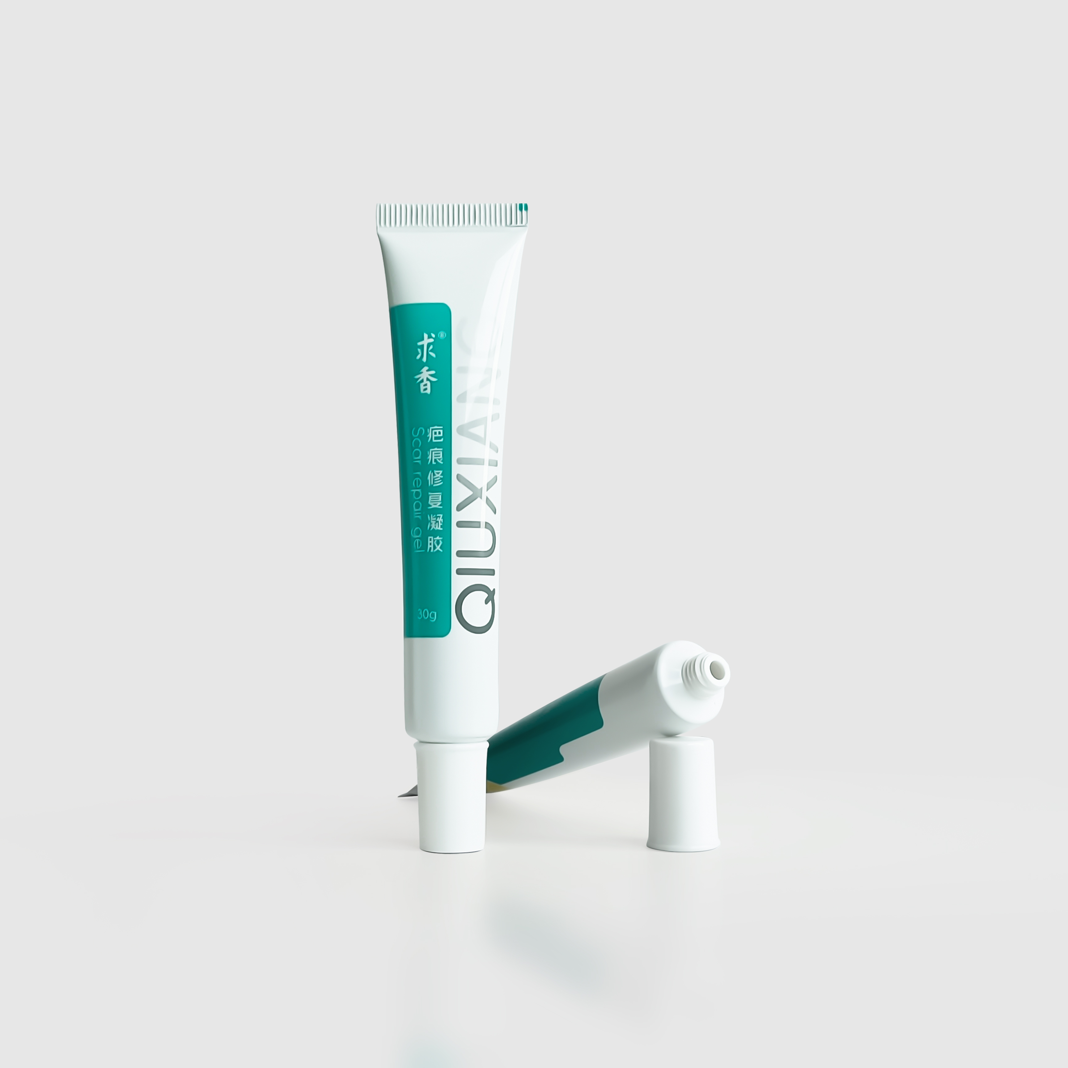 Factory Customized Medical Ointment & Scar Repair Gel Container Aluminum-Plastic Laminated Tip Tube Packaging Squeeze