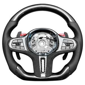 Volant complet M Sport en fibre de carbone brillant personnalisé pour BMW F32 F30 <span class=keywords><strong>M4</strong></span> F82 G80 535i 2013 - Product Image 6
