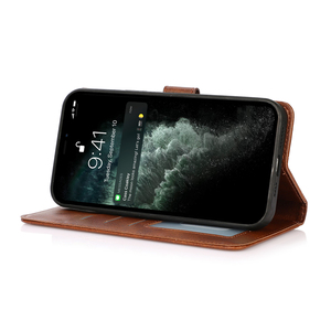เคสโทรศัพท์ Tpu แบบกระเป๋าสตางค์หนัง,เคสโทรศัพท์ Tpu แบบพับตั้งได้กันกระแทกสำหรับ <span class=keywords><strong>iPhone</strong></span> 12 13 14 Pro - Product Image 5