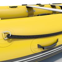 Bateau pneumatique plat à grande vitesse en PVC/TPU, catamaran gonflable avec plancher en Drop Stitch