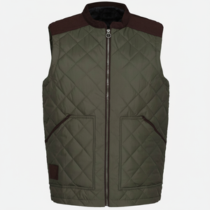Veste matelassée à bulles personnalisée pour hommes Gilet d'hiver sans manches rembourré Grande taille Décontracté Dernier design Noir OEM disponible en gros - Product Image 1