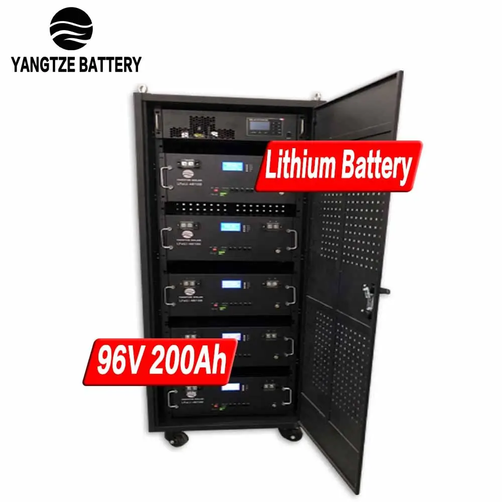 Yangtze 96v 192v 384v high voltage lithium rechargeable battery pack with 8000 cycle times bms