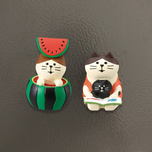 Japanese Style Cat Refrigerator Magnets Resin Figurines Multi Piece Set For Kitchen Decor Gift - Product Image 4
