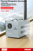 HEYA AVR monophasé 50Hz 10kVA 140-260/80-270v Affichage numérique 90% d'efficacité Régulateur de tension automatique