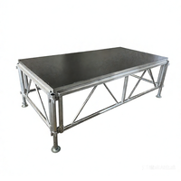 Scène modulaire portable en aluminium, imperméable, pour événements en plein air, concerts, spectacles, plateforme d'exposition