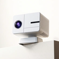 Projecteur LED P50 Full HD 1080P à courte focale 3D Mini Smart Android 800 ANSI Lumens WIFI Prêt pour la 4K Home Cinéma