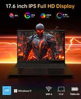 Laptop Bisnis Baru Intel Core I3-10100Y Dual Core 17.6" 16GB RAM 256GB SSD WiFi 6 Colokan US Pemasok OEM ODM