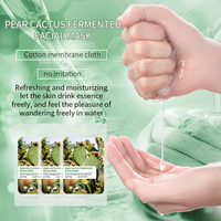 Masque hydratant de réparation de cactus de Fermentation biologique naturelle pure ajoutant du collagène Anti-rides Anti-âge acné