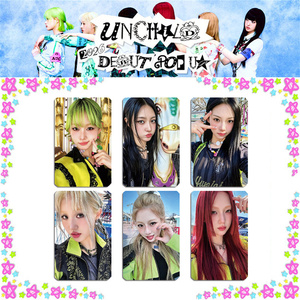 Lot de 6 cartes Lomo Kpop UNCHILD Selifie, photocartes brillantes Ako Evon Haeun Yeeun de l'album de débüt, cartes postales Heekie <span class=keywords><strong>Tina</strong></span> <span class=keywords><strong>Love</strong></span> - Product Image 4