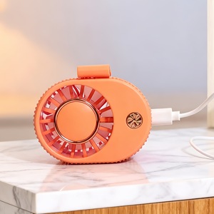 พัดลมพกพาแบบหนีบ Lingpan ชาร์จไฟได้ผ่านพอร์ต USB พัดลมขนาดเล็กแบบสวมใส่ได้พร้อมมอเตอร์ DC 2W ใช้งานได้นาน 4-6 ชั่วโมง - Product Image 3