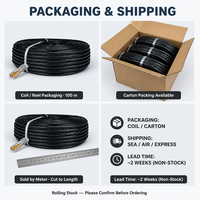 Câble blindé multiconducteur torsadé UL20276 24AWG avec gaine PVC 300V, 2-16 conducteurs, blindage feuille et tresse, pour chaîne de guidage et bras robotisé, certifié CE, direct usine