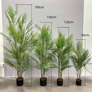 Palmera Artificial Areca Meng Jie de 120cm, 150cm, 180cm y 90cm, Planta Decorativa para Interiores, Adorno para Hogar y Jardín - Product Image 2