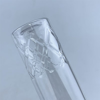 Flacon de parfum PET 250 ml à motif sérigraphié avec capuchon, pulvérisateur et buse en aluminium électroplaqué – Vente en gros directe usine