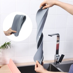 8.5cm haut étanche bouchon ustensiles Splatter écran protecteur pour cuisine lavabo, évier de cuisine en silicone anti-éclabouss - Product Image 3