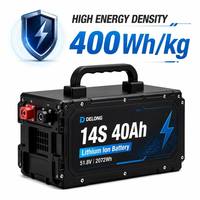Batterie Li-ion haute densité énergétique 400Wh/kg 14S 40Ah à décharge stable pour drone à charge lourde