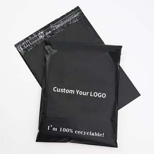 Sacs d'expédition biodégradables et compostables en polymailleur nude avec logo personnalisé, sacs d'emballage en poly pour vêtements, sacs d'expédition - Product Image 5