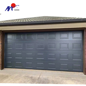 Grande <span class=keywords><strong>porte</strong></span> de <span class=keywords><strong>garage</strong></span> <span class=keywords><strong>sectionnelle</strong></span> double en acier automatique <span class=keywords><strong>avec</strong></span> sécurité renforcée pour <span class=keywords><strong>garage</strong></span> en <span class=keywords><strong>bois</strong></span> - Product Image 5