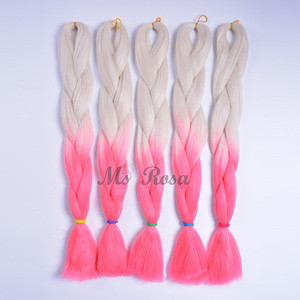 Sintetico Yaki Ombre Intrecciare I Capelli Pre Allungato Espressione Treccia Super Jumbo Per Estensione Dei Capelli Africano - Product Image 1