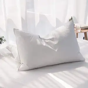 luxury quality hotel quality 5 star hotel goose duck down feather pillow insert pillow inner for hotel and home