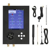 Radio SDR HackRF One R10 + PortaPack H2 Ensamblado + 5 Antenas + Cable USB + Kit de Amplificador de Bajo Ruido RF LNA de 50M-6GHz