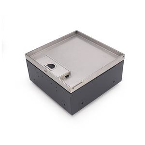 Boîte de prise de courant carrée anti-poussière pour plancher surélevé et installations en béton, encastrable dans les planchers en bois - Product Image 2
