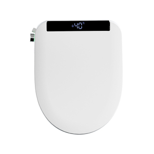 Nouvel arrivage : Siège <span class=keywords><strong>de</strong></span> toilette intelligent chauffant moderne pour salle <span class=keywords><strong>de</strong></span> bain, avec couvercle allongé en U, télécommande et séchage à air chaud - Product Image 2