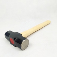 Marteau de démolition de qualité industrielle 1000g (2,2LB) # Outil à tête en acier au carbone 45, dureté 42-52HRC, personnalisable OEM, manche en bois de qualité A