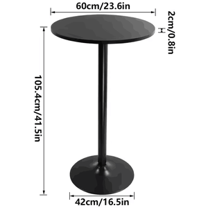 Table à manger en métal de style bar en gros pour hôtel, utilisation promotionnelle dans les restaurants |   Meubles commerciaux durables - Product Image 3