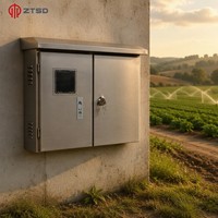 Boîte de distribution électrique certifiée CE, étanche IP65, murale extérieure, avec MCB, rail DIN modulaire