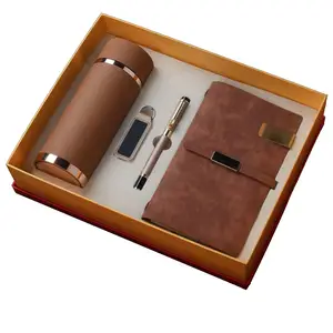 Business Gift Set Vacuum, Cup+ Notebook +Pen Marketing Gift Items Promotion Set/