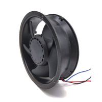 Ventilateur axial de refroidissement haute température 17cm 17251 DC 12V/24V/48V à double roulement à billes, moteur sans balais, 172x51mm, électrique OEM