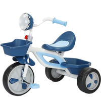 Tricycle pour enfants à 3 roues, jouet à pousser pour bébés de 2 à 3 ans, vélo tricycle pour enfants avec éclairage et musique, vente chaude à prix abordable