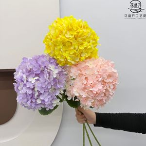 Charlotte <b>Hydrangea</b> <b>Artificial</b> Flower Extra Large Silk Wedding Decoration High Simulation Durability - Product Image 2