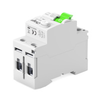 Disjoncteur différentiel 6kA Type AC sur rail DIN 2P 4P RCCB 30mA 100mA 300mA Courbe C pour boîtier de distribution domestique Sécurité Chayo