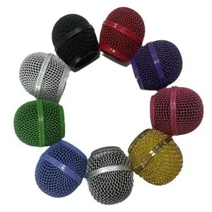 Metal Mesh Ball <strong>Head</strong> <strong>Mic</strong> for Microphone SM58 Accessories Replacement - Product Image 1