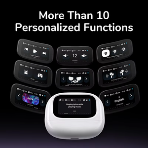 Écouteurs sans fil UGREEN LCD à écran couleur intelligent, Bluetooth TWS, réduction active du bruit <span class=keywords><strong>ANC</strong></span> 52 dB, intra-auriculaires - Product Image 3